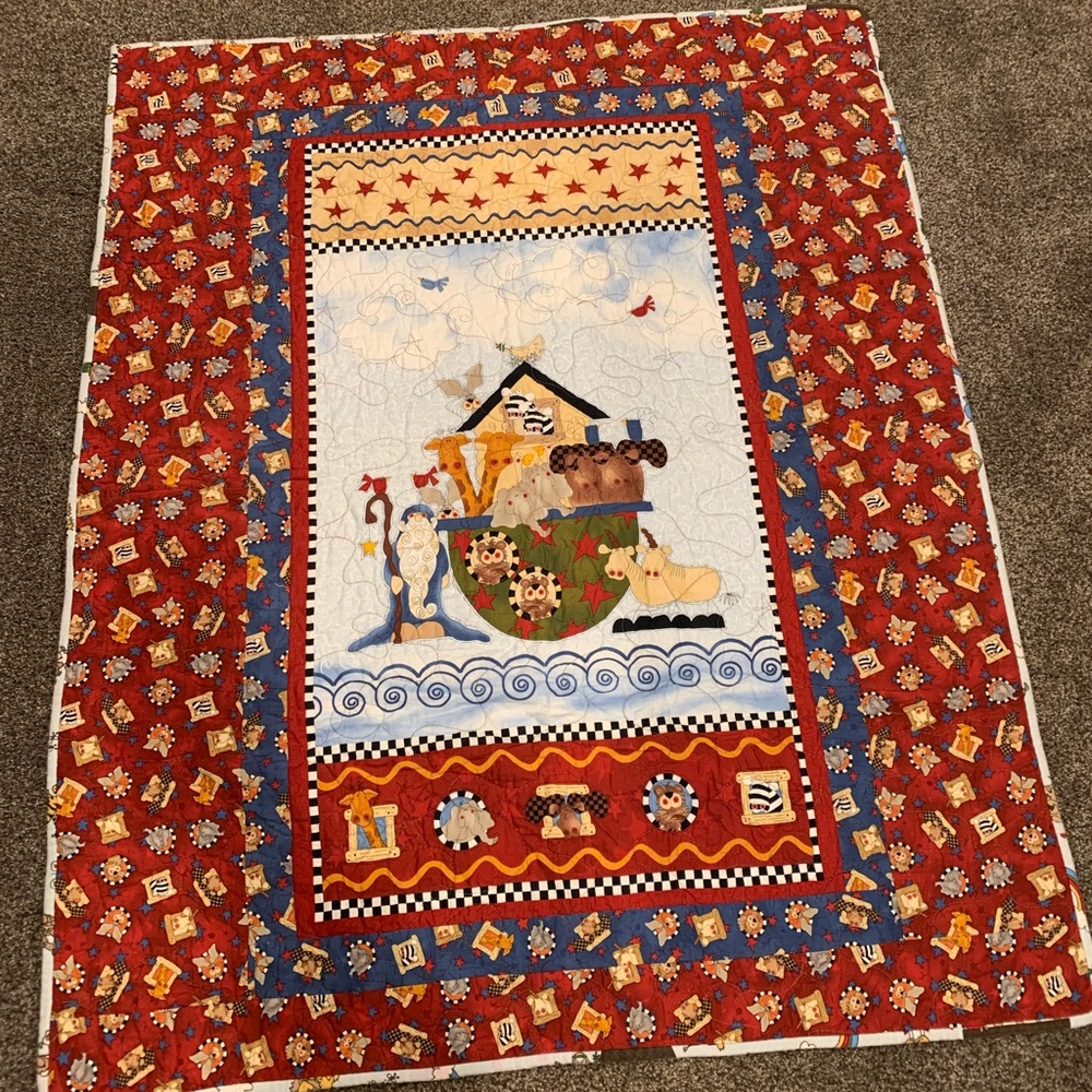 Handmade quilt Noah’s Arc